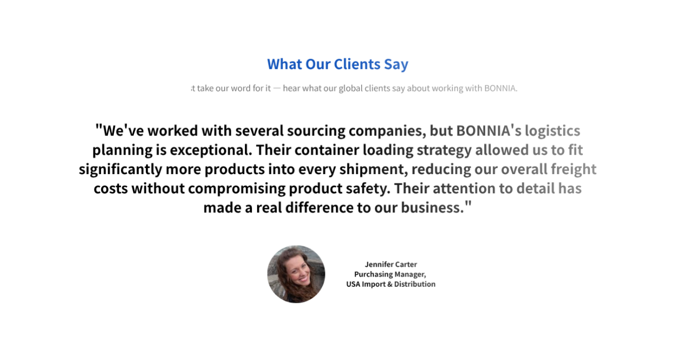 bonnia Testimonial